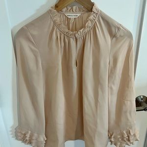 Rebecca Taylor lovely frilled sleeve blouse